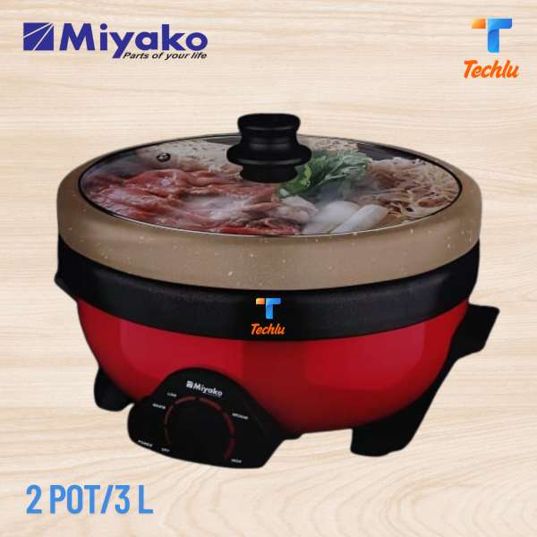 3 liter 2 pot Miyako curry cookermiyako multi cooker (1)