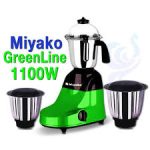Miyako 3 in 1 Blender & Mixer Grinder Green Line 1100 watt Made In India
