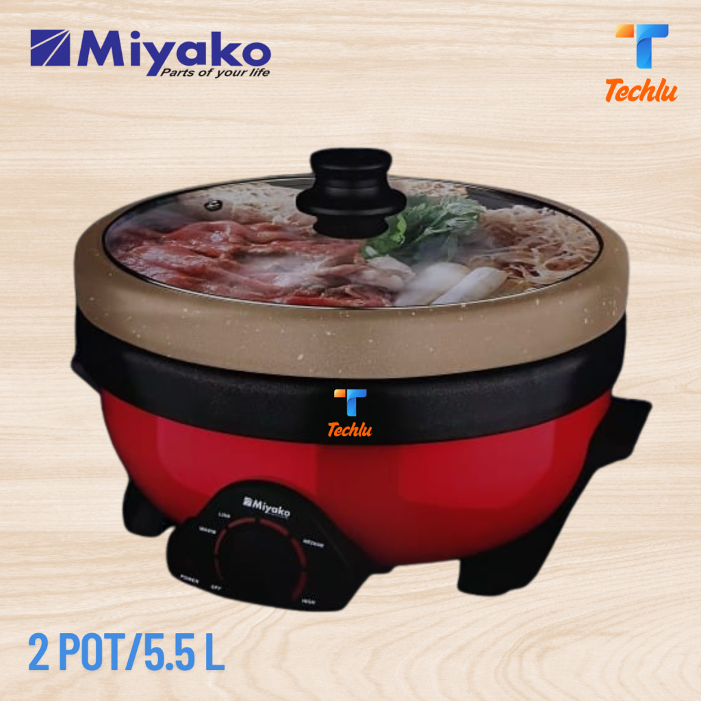 5.5 liter 2 pot Miyako curry cookermiyako multi cooker (1)