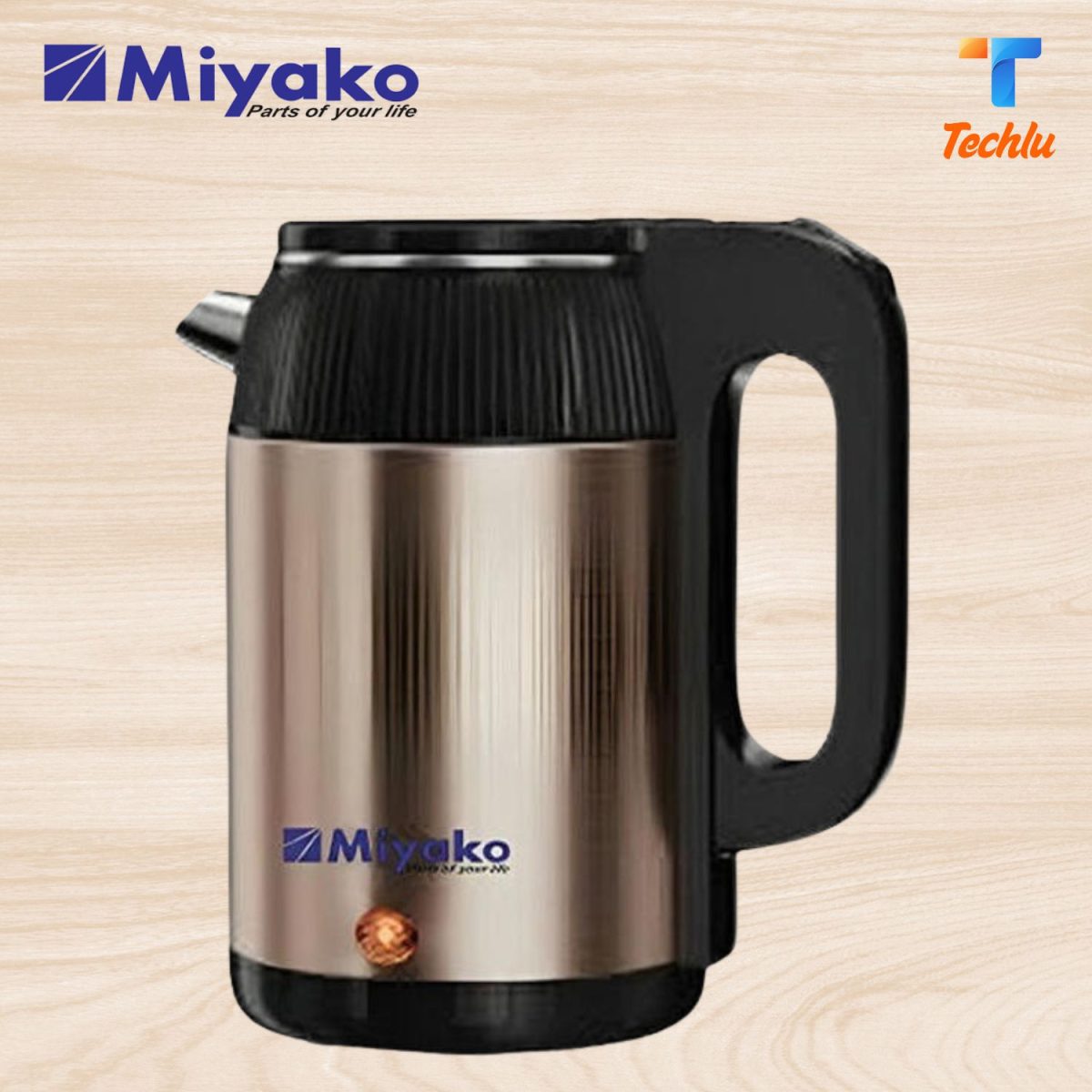 Brand: Miyako Capacity : 2.5 Liter 360 degree Rotation Heat protective insulation Auto switch off Auto off system Double layer Stainless Stell Body 1500 watt/220-240V/50-60Hz Indicator inside switch button Hingged LID with Lock System 1 year warranty Cash on home delivery Brand: Miyako Capacity : 2.5 Liter 360 degree Rotation Heat protective insulation Auto switch off Auto off system Double layer Stainless Stell Body 1500 watt/220-240V/50-60Hz Indicator inside switch button Hingged LID with Lock System 1 year warranty Cash on home delivery