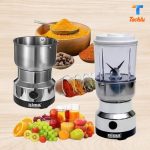 Nima Electric 2 in 1 Blender and Grinder Blending and Grinding Functions Electric Spice Grinder & Juicer Mixing Bowl Material: Plastic Grinder Bowl Capacity: 50g Mixing Bowl Capacity: 500ML Power: 150W Motor: AC (Copper wire coil)