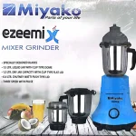 Miyako 3 in 1 Blender & Mixer Grinder Ezeemix 750 watt