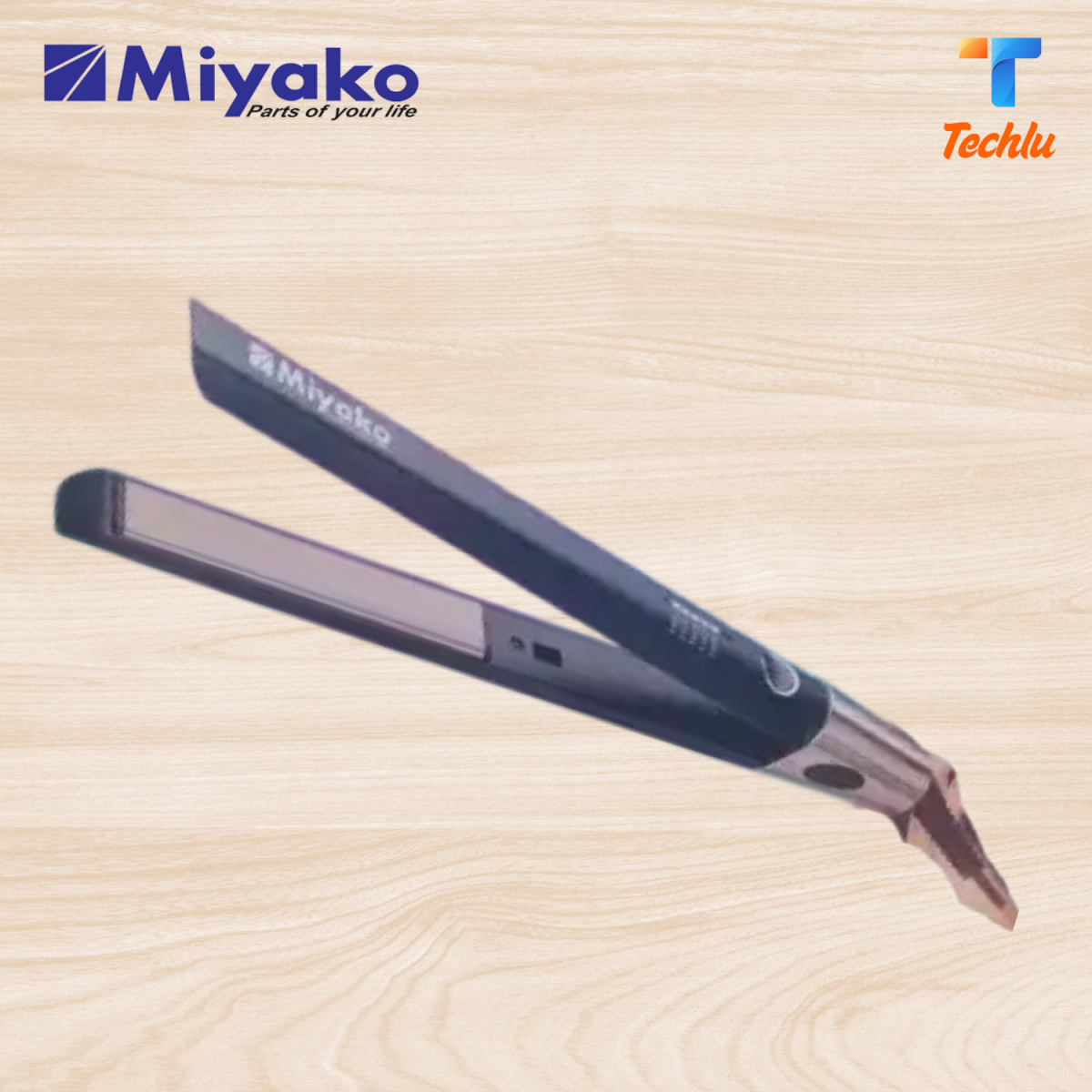 Miyako Electronic Hair Iron/Hair Straightener | HS-914 Miyako Electronic Hair Iron/Hair Straightener | HS-914