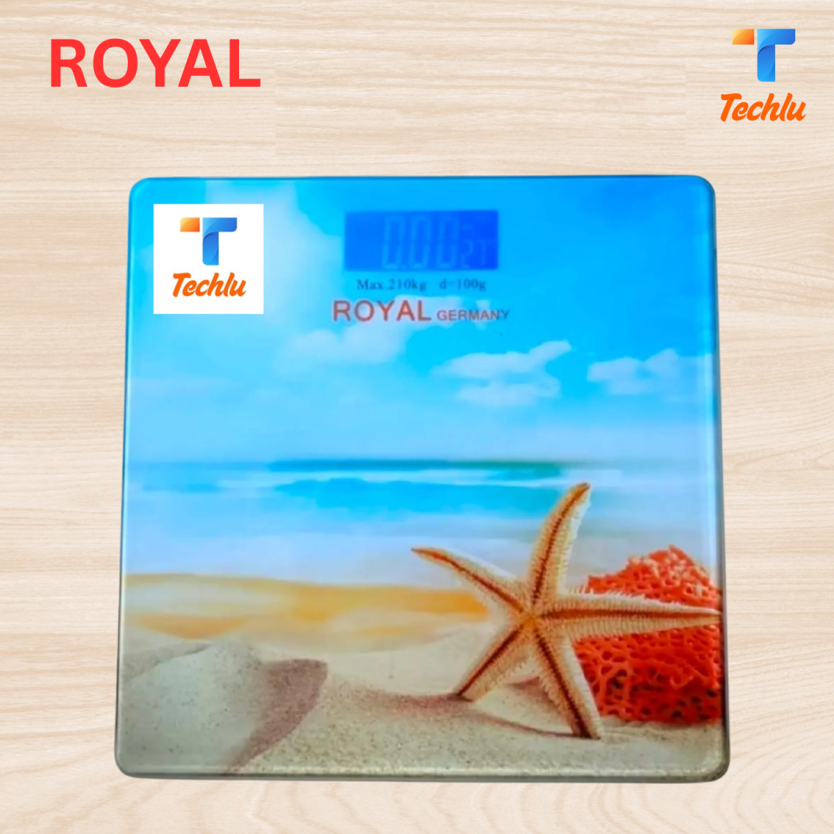 ROYAL BODY SCALE (2) Royal Digital Body Scale with LED Display/Royal Germany personal Weight Machine/ Bathroom Scales