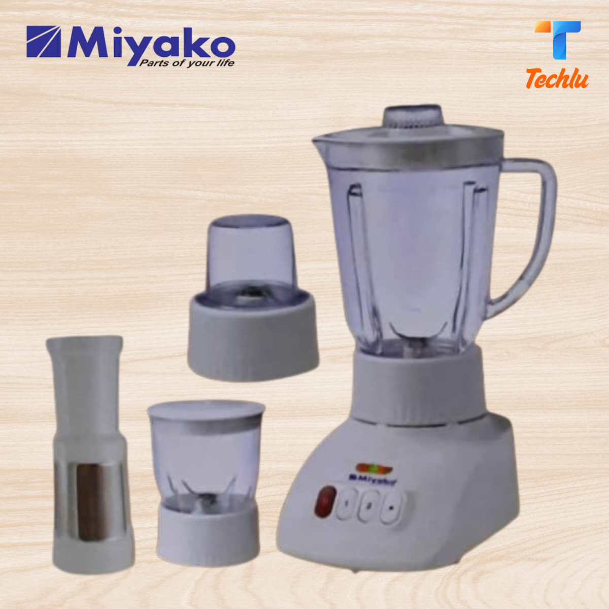 miyako 3 in 1 blender 408 B Miyako 3 in 1 Blender with juicer Filter 408 B