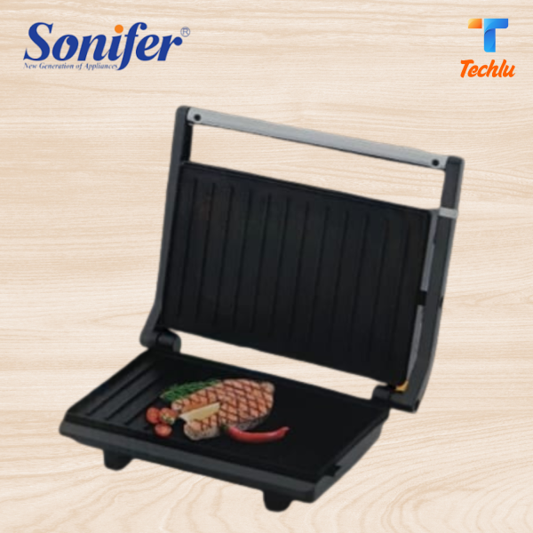 Sonifer Electric BBQ Grill Pan SF-6159 – 750W, Smokeless Grill, Non-stick Teflon Surface, Power & Ready Light। সহজ পরিষ্কার ও কমপ্যাক্ট ডিজাইন।